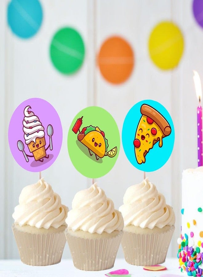 Hohamn 600 Pcs Food Stickers Roll for Kids 1.5 Inch 16 Styles Food Snack Stickers for Kids Boys Girls Birthday Party School Reward Giveaways - Image 4